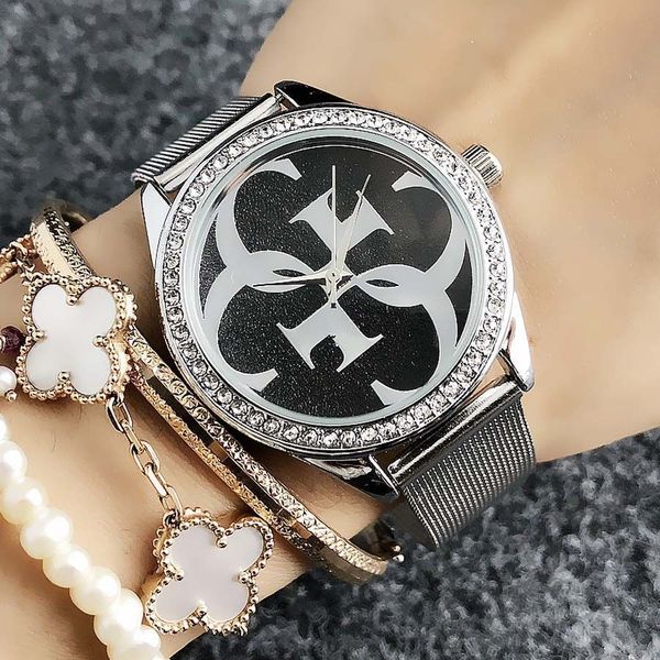 

womens watch watches casual luxury quartz-battery stainless steel watch, Slivery;brown