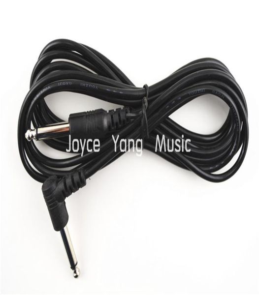 

10ft black guitar cable right angle 14quot connetors instrument cable 9534857