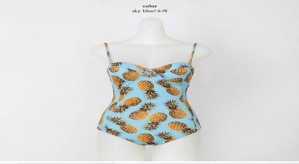 

luxury designer pineapple swimwear for women bodysuits 2019 backless one piece swimsuit woman swim wear push up padded ba3307612