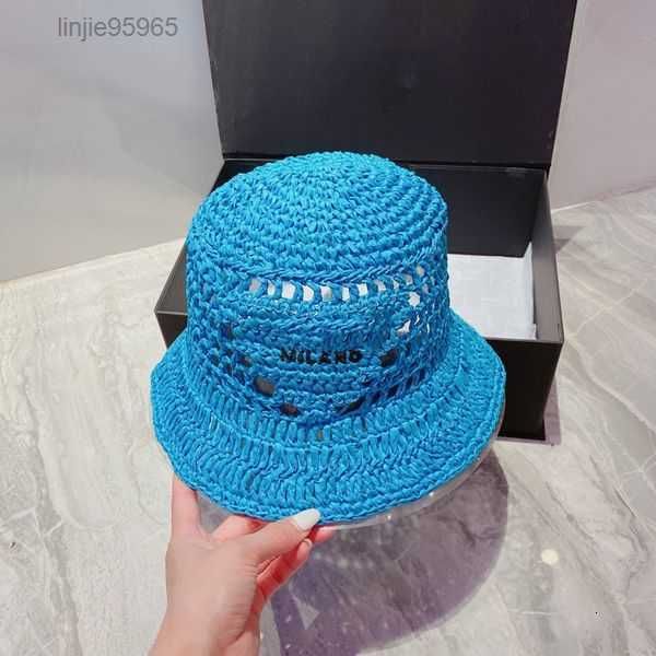 

women bucket hat straw summer desginer caps hats mens beach woven knitted womens fisherman baseball d226292f 11111112222, Blue;gray