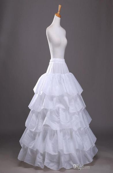 

2017 new arrival ball gown quinceanera dress petticoat tiered polyester slip white bridal crinoline in stock9415463