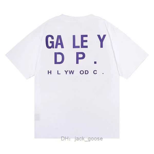 

2023 designer t shirts galleryse depts fashion men women short sleeve classic galleryes pure cotton correct size s-xl galery dept trapstar 1, White;black