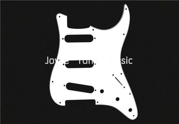 

white 3 ply electric guitar pickguard for fender strat style electric guitar2013290