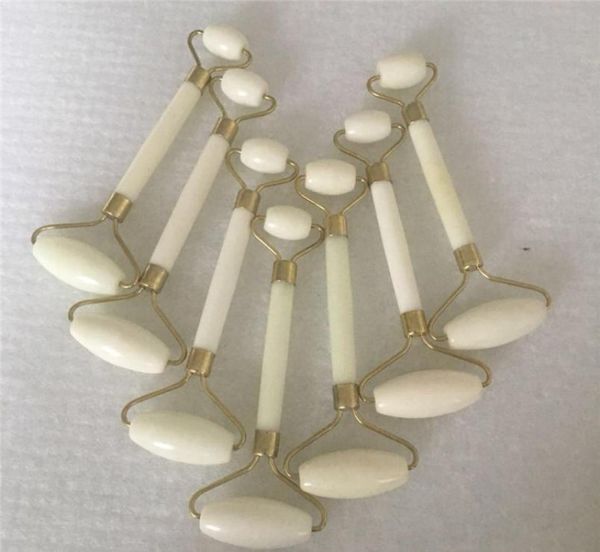 

drop portable pratical white jade roller healthy face body head foot nature beauty tools in stock4396993