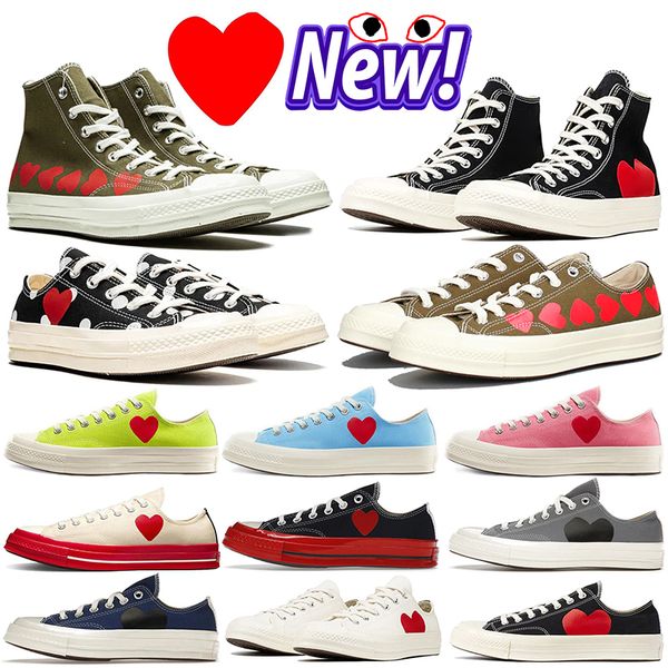 

designer shoes canvas shoes red heart peeps running shoes women men shoes skateboard shoes play bright black low play grey egret red midsole