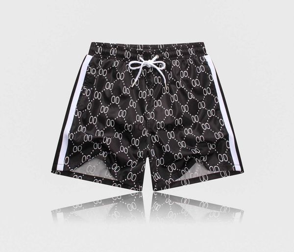 

men's shorts designer style waterproof fabric runway trousers summer beach pants mens board shorts men surf shorts swim trunks sport sh, White;black