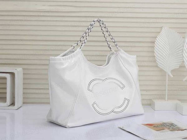 

designer bags women's luxury large capacity hand bags fashion soft leather silver color chain bags hand bags multifunctional bags styli
