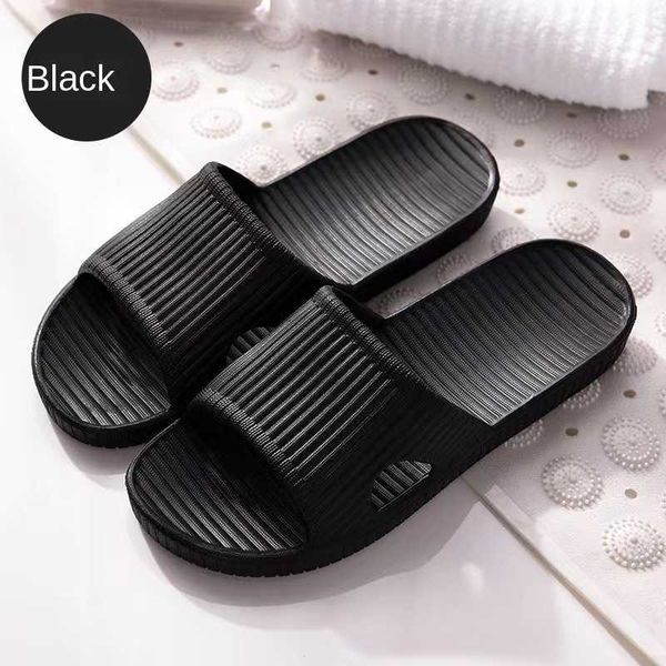 

large size 48 49 men's slippers eva soft sole women's summer beach sandals couple casual flip shoes bathroom slippers new fashion, Black