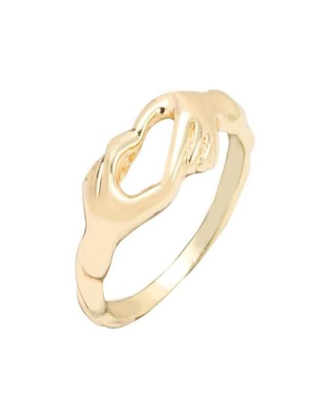 

selling funny love gesture ring i love u women party gift mix colors simple ring efr092 fatory 7231046, Silver