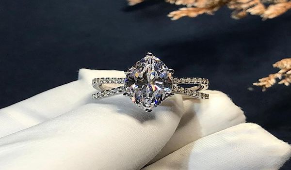 

elegant marquise cut 3ct lab diamond ring 925 sterling silver bijou engagement wedding band rings for women bridal party jewelry4263388, Slivery;golden