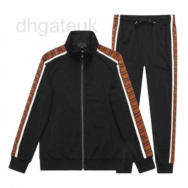 

men's tracksuits designer mens tracksuit luxury men sweatsuits long sleeve classic fashion pocket running casual man clothes outfits sp, Gray