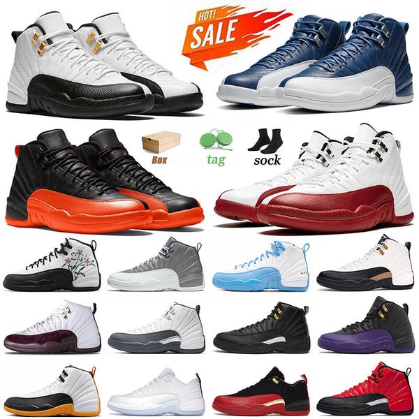 

2023 12 12s twist utility jumpman basketball shoes men women royalty playoffs blue concord university gold easter arctic brilliant orange tr