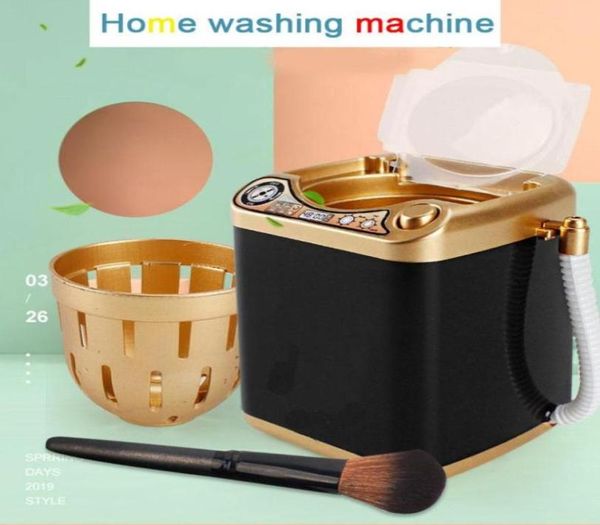 

mini beauty powder puff blender washing machine electric cute cosmetic makeup brushes cleaner washer tool19912039404432