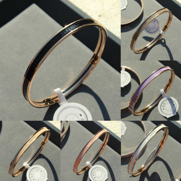 

luxury bracelet her max a quality classic copper uni enamel gold bangle for women luxury jewelry fashion womens and mens sterling silver cha, Black