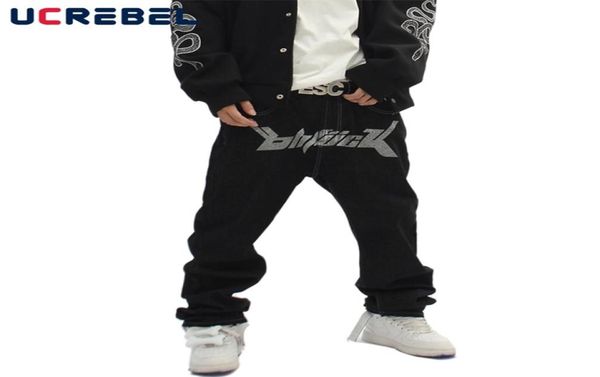 

silver print denim pants mens high street loose straightleg pants streetwear casual jeans y2k trousers men 2206277266594, Blue