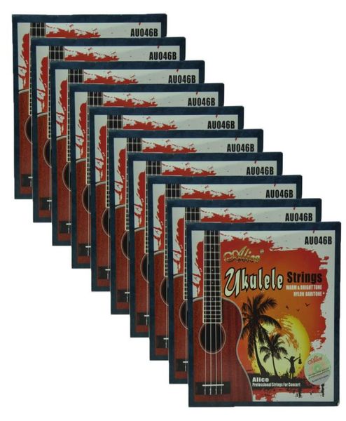 

10sets alice baritone ukulele strings modified nylon silverplated ebgd au046b8980300