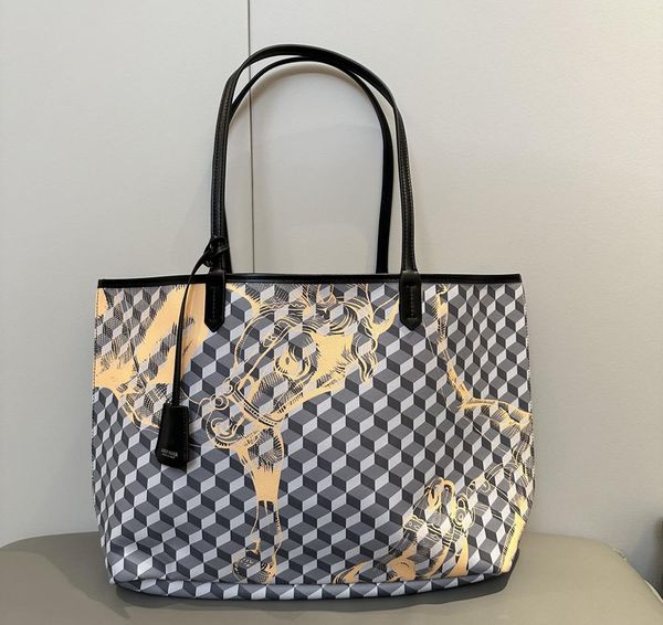 

women shopping loup noir bags totes shopper large cheval bordeaux highest quality card holders shoulder bag single-sided real handbag f1