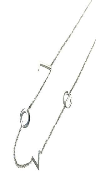 

30pcs mama love letter necklace silver gold custom handmade necklace stainless steel personalized pendent jewelry bir5336861, Golden;silver