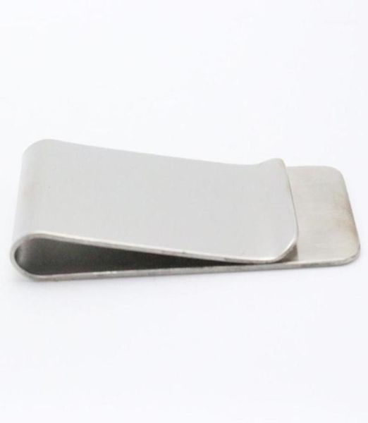 

metal silver money clip portable stainless steel money clip cash clamp holder wallet purse for pocket dollar holder12064880, Black
