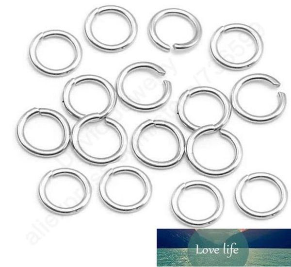 

fast 500pcs lot 4mm width 05mm diy jewelry findings opening jump ring 925 sterling silver components nice made5722974, Blue;slivery