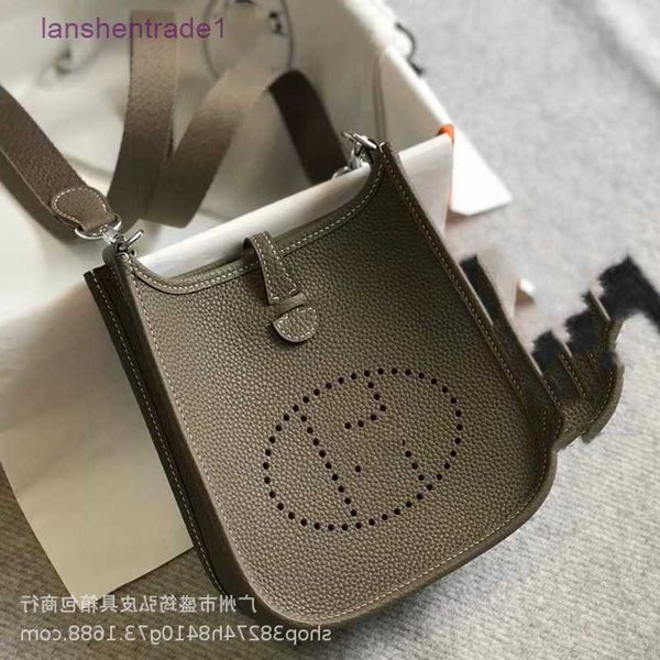 

designer hemrres bag evelynn new evelyns cowhide lychee pattern one shoulder crossbody women's bag casual versatile bucket gl5t gvv6