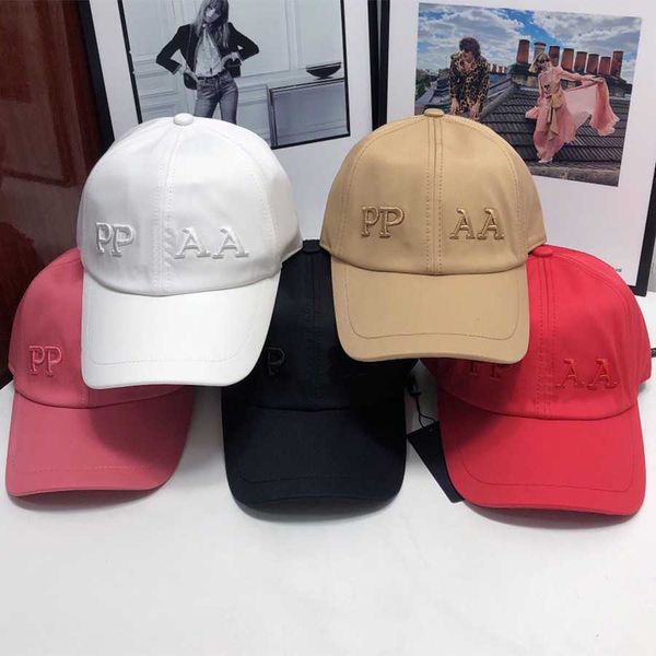 

ball fashion cap designer triangle-shaped label hats 5 letters design for man woman five solid color quality, Blue;gray