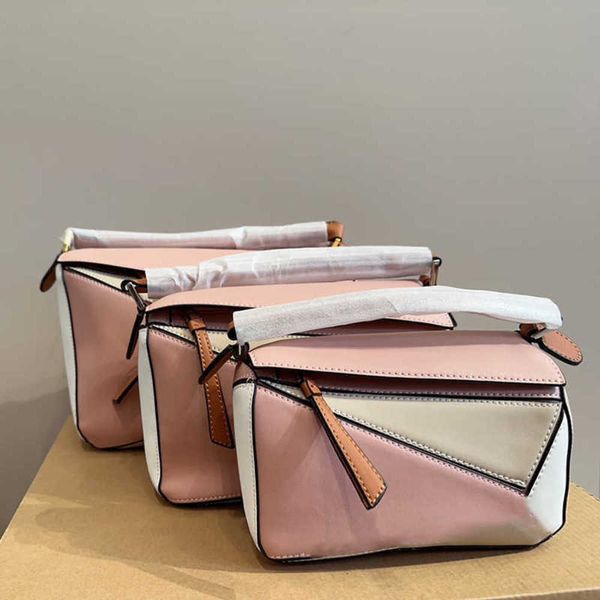 

luxury mini bag designer purse handbags cute square shoulder bag trend leather geometrical tote handbag lady phone crossbody bags 230711