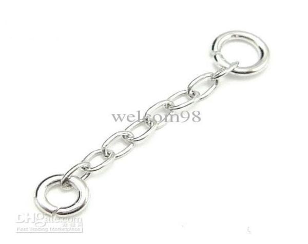

20pcslot 925 sterling silver earring chains findings components for diy craft jewelry 15x15mm wp2191052125