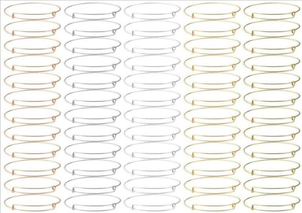 

bangle 60pcs expandable bracelets for women high polished vintage style adjustable wire party bracelet diy jewelry making43280295657034, Black