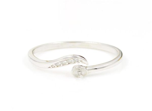 

real solid sterling silver women039s pearl ring mount fashion s925 diy jewelry wedding party birthday ring whole for women 8216580