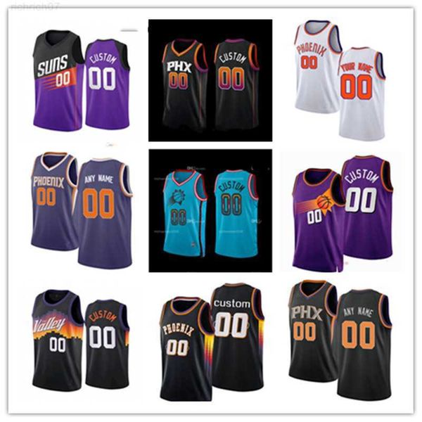 

men womens youth phoenix''suns''custom saben lee 38 josh okogie 2 terrence ross 8 ish wainright 12 steve nash 13 basketb, Black;red
