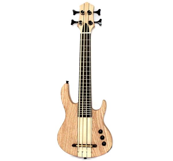 

mini 4string ukulele electric bass natural color neckthru style5784710