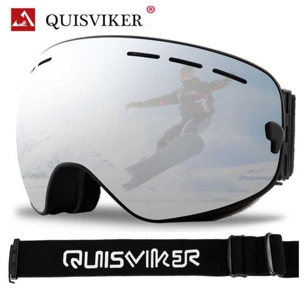

quisviker new double layers antifog ski goggles for men snow snowboard googles skiing eyewear snowmobile glasses ski mask7360683