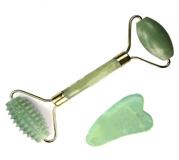 

facial massage roller double heads jade stone face lift hands body skin relaxation slimming beauty health skin care tools2311741