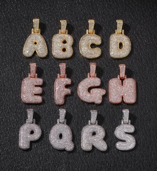 

men hip hop full rhinestone letter pendants necklaces women iced out 60mm cuban link chain hiphop cubic zirconia initial necklace7781530, Silver