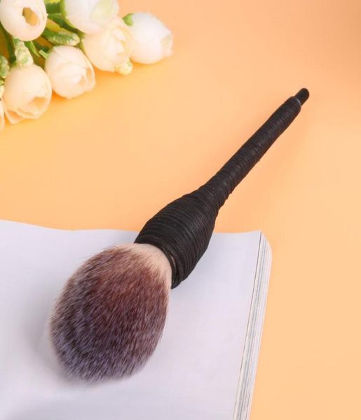 

handmade rattan natural animal hair brush blush brush powder 1pc wooden foundation cosmetic makeup sets tools maquiagem9132681