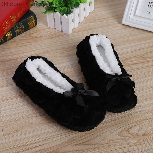 

slipper fluffy and smooth women' home winter shoes soft cute and interesting indoor women' non slip women' floor shoes hea, Black;grey