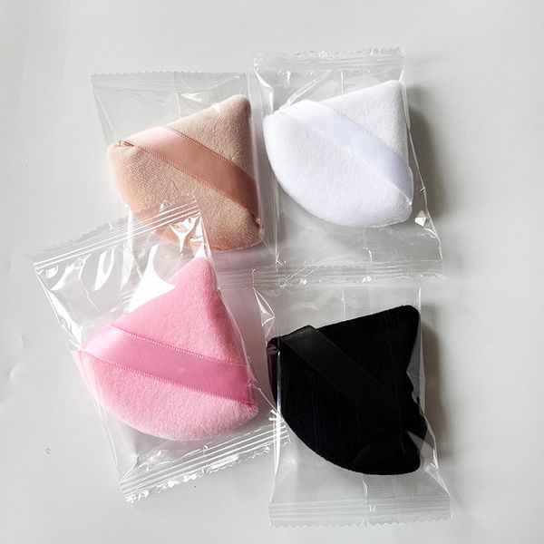 

mini triangle powder puff face makeup sponge makeup soft cotton face puff washable velvet makeup tools