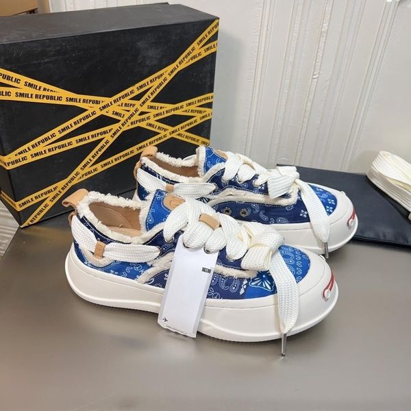 

designer 2023 smilerepublic casual shoes smile republic chunk canvas sneakers women men tassels trainer stars loves thick rubber bottom slip