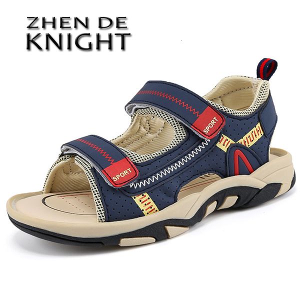 

sandals summer boys sandals kid sandals children shoes cut-outs rubber school shoes breathable open toe casual boy sandal 218 230712, Black;red