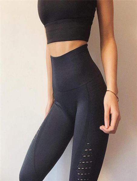 

salspor seamless shark yoga pants women high waist stitching hollow sport pants female running training fitness gym leggings279g522977862, White;red