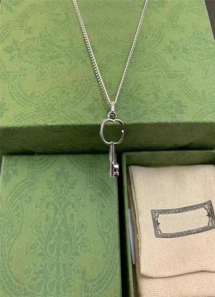 

mens necklaces designer jewelry vintage key chains women pendants necklace silver letter neckwear links couple love necklaces with9043748