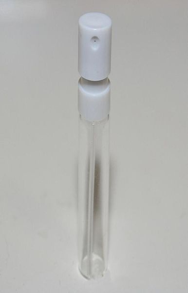 

2ml transparent glass mini perfume atomizer fine mist spray bottle small perfume sample vials dhl 7656255