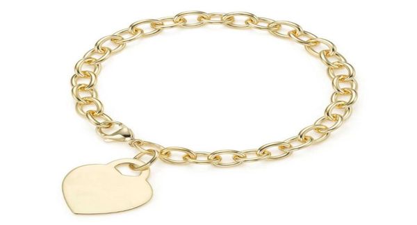 

fashion link chain bracelet bangle braccialetto for women party wedding lovers gift jewelry engagement nrj5223975, Black