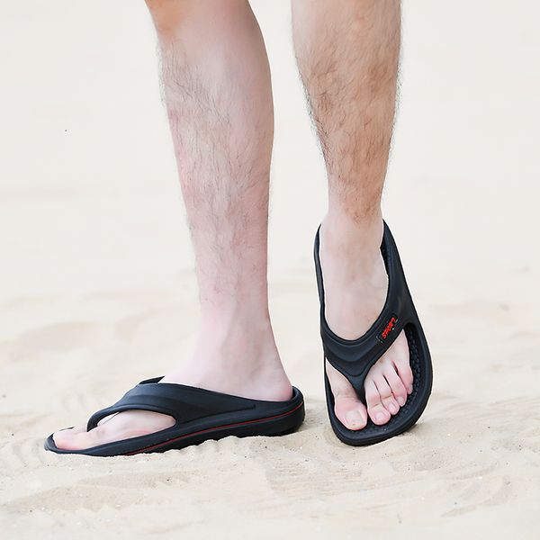 

slippers summer slippers men's fashion eva clip flip-flops home bathroom non-slip slippers wholesale shoes men size 40-45 230712, Black
