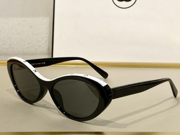 

realfine888 5a eyewear cc5416 oval frame luxury designer sunglasses for man woman with glasses cloth box cc5399, White;black