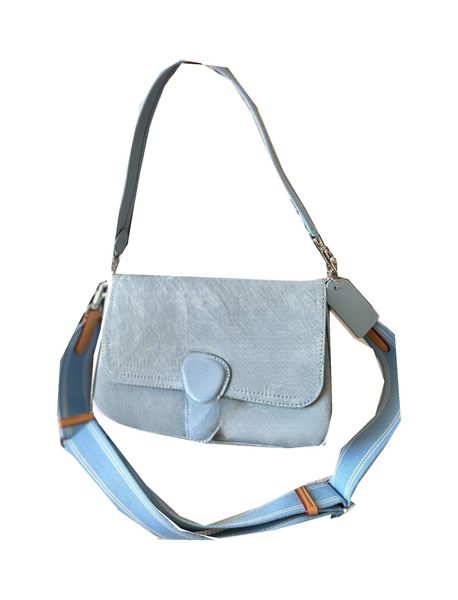 

single shoulder crossbody bag ancient denim cowhide casual handbag