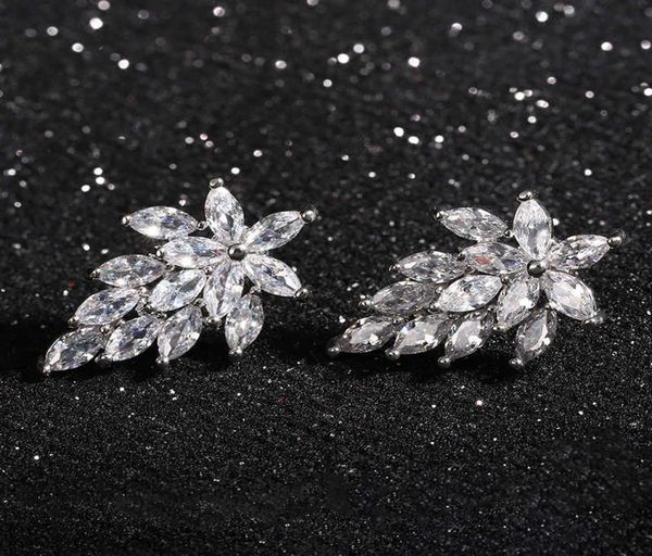 

creative copper inlaid zircon exquisite grape earrings and earrings5497711, Golden