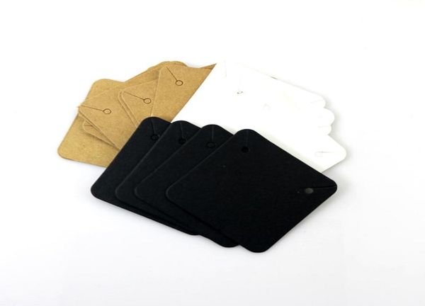 

blank kraft paper jewelry display necklace cards hang favor label tag for jewelry making diy accessories8407912