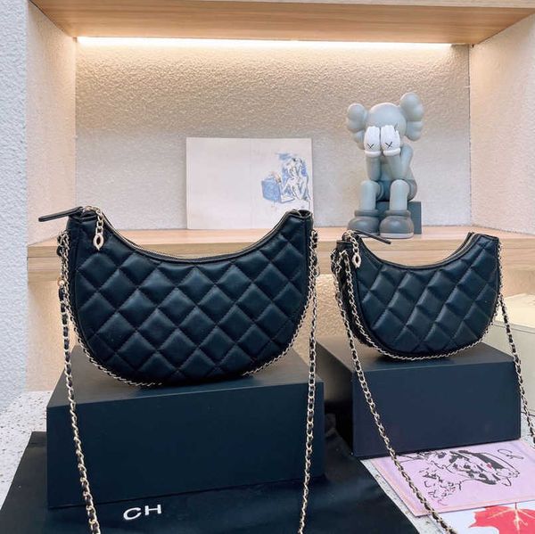 

women's luxury fashion hand bags mini saddle brand cc women small lingge chain caviar fla calfskin shoulder handbag female evening unde